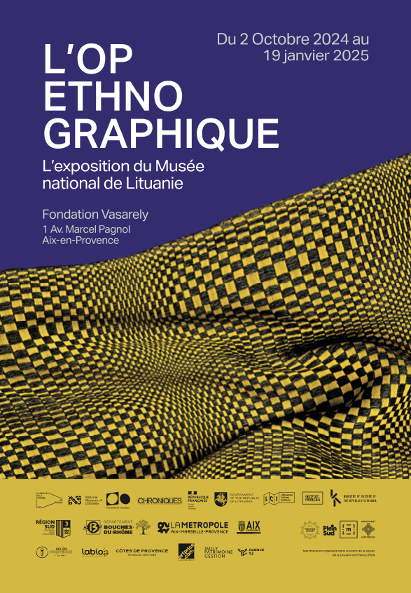 Vue de l'exposition L'Op Ethnographique, Fondation Vasarely