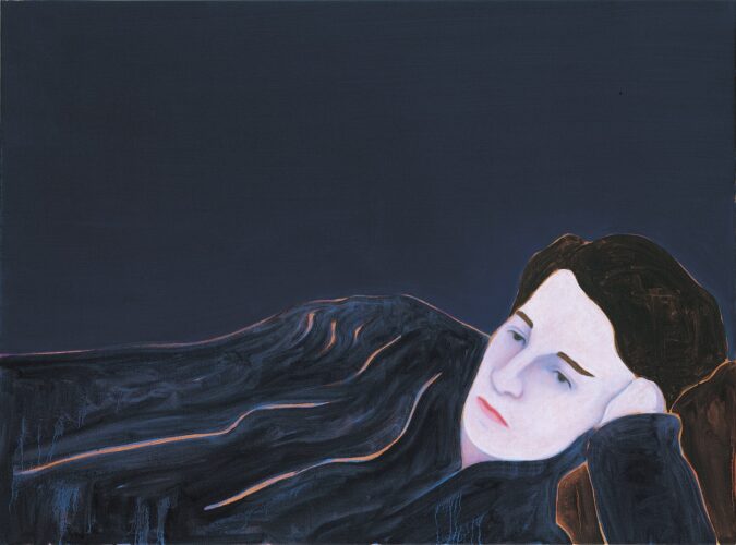 Djamel Tatah, Sans titre, 2009, huile et cire sur toile, 60 x 80 cm, coll. part., Paris © Adagp, Paris, 2023 | Photo © Jean-Louis Losi