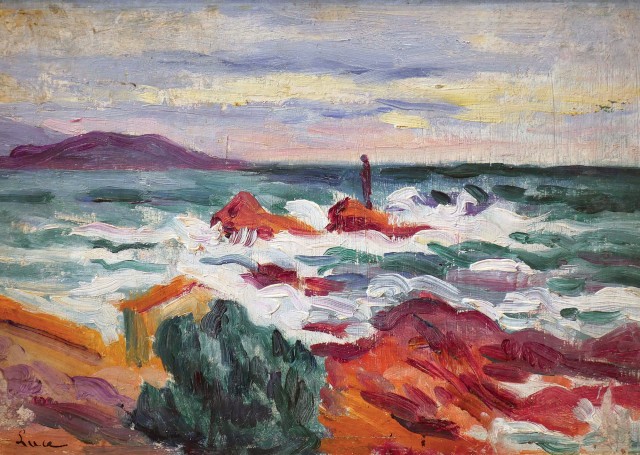 Maximilien LUCE, “Côte varoise à Saint-Clair