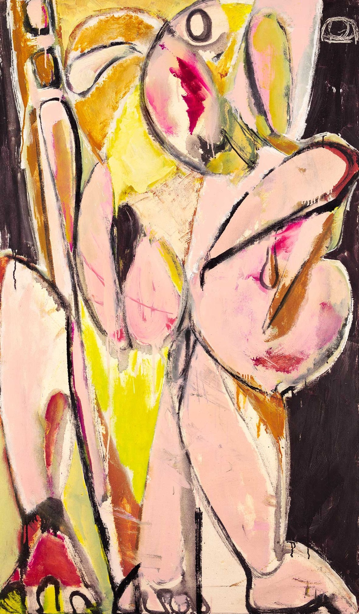Lee Krasner, Prophecy, 1956. Oil on cotton duck, 147,6 cm x 86.4 cm. CL108. © 2023 The Pollock-Krasner Foundation / Artists Rights Society (ARS), New York