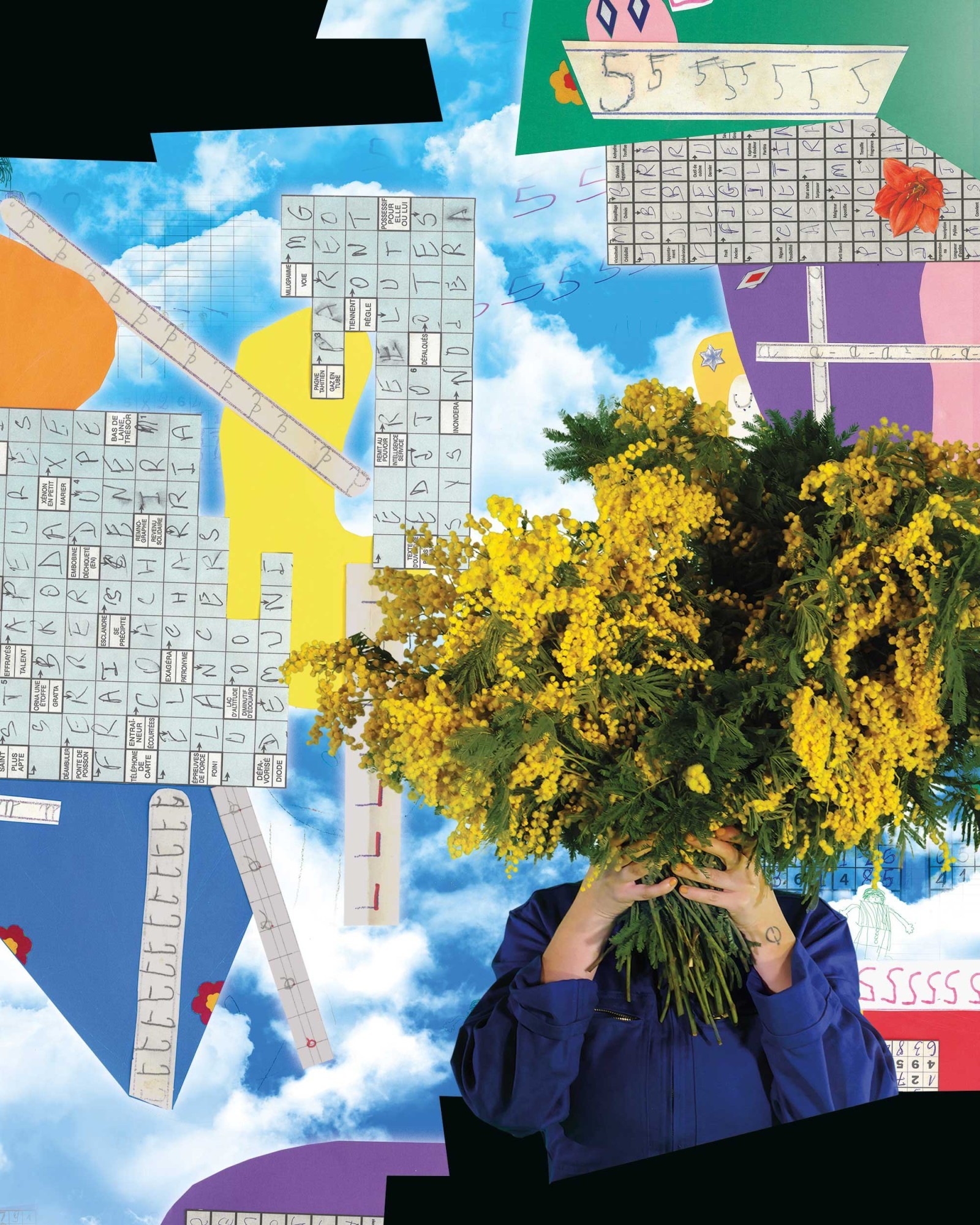 What remains, Ghita Skali au 3 bis f centre d'arts contemporains @ Leo Ravy à partir des collages de Ghita Skali