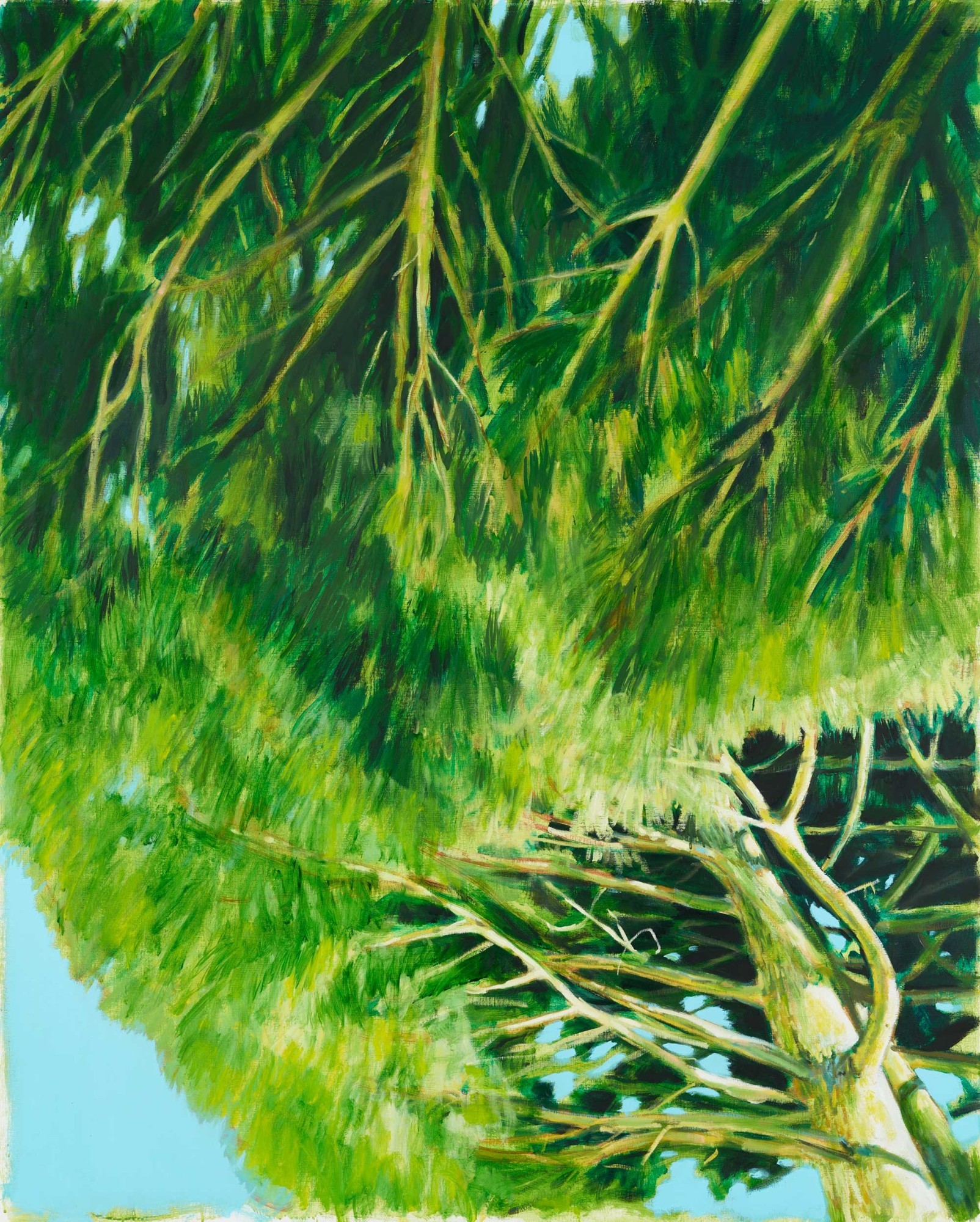 Jérémy Liron, Paysage n°294, 2025, huile sur toile, 162 x 130 cm © Cyrille Cauvet, courtesy of Ceysson et Bénétière.