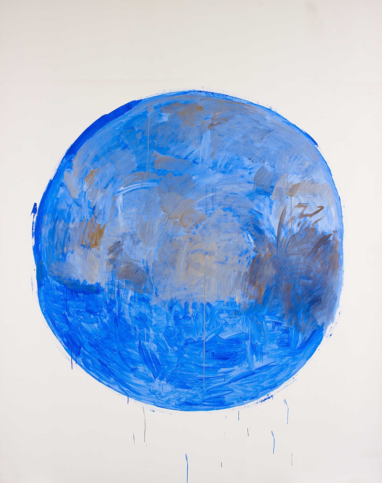 Gérard Gasiorowski, Ida - série Les Symptômes, 1983 - Acrylique sur toile, 250 x 200 cm - Collection Fondation Marguerite et Aimé Maeght - Photo Claude Germain © Courtesy Galerie Maeght