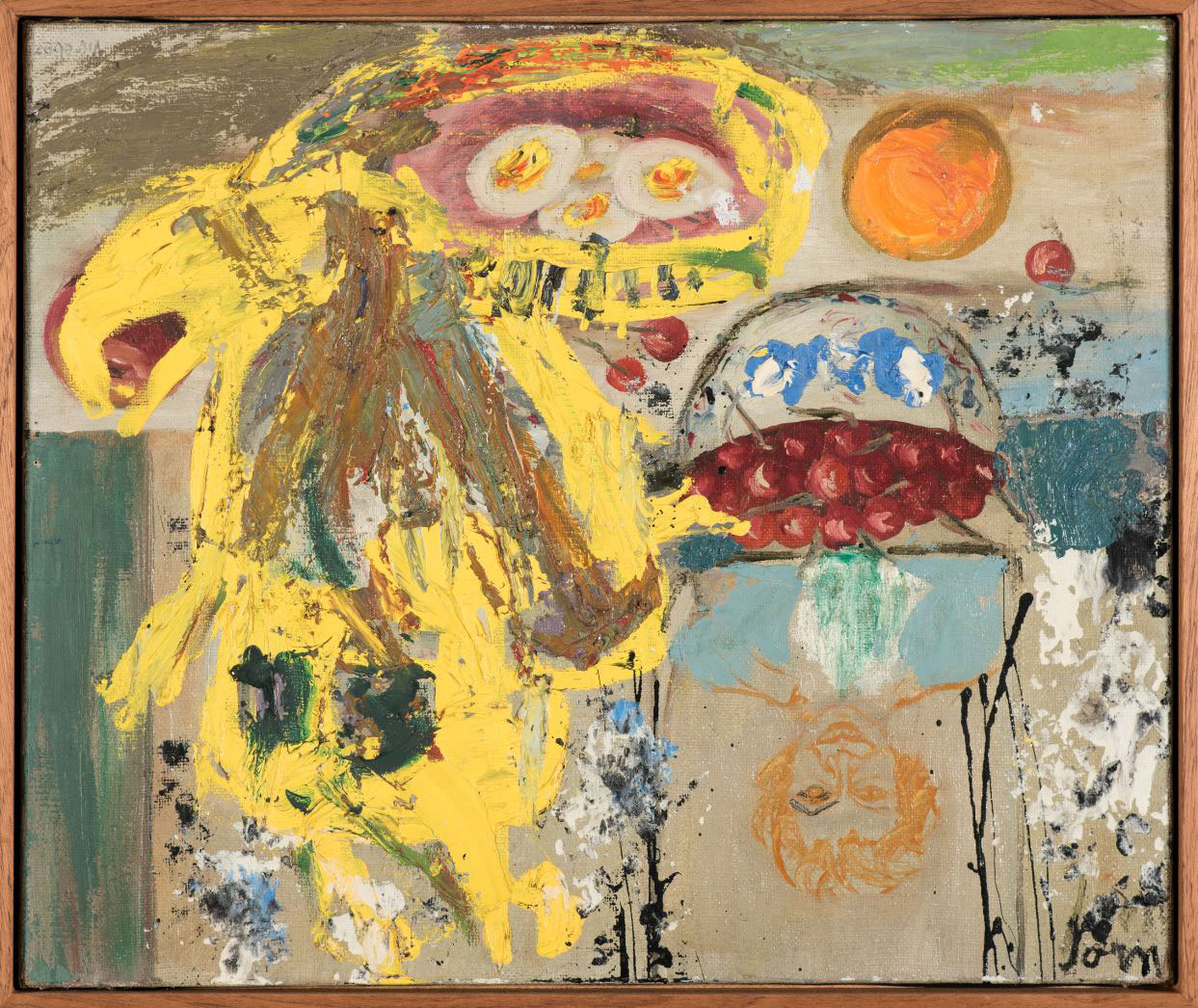 Asger Jorn, La Vie d'une nature morte, 1959 - Kunstmuseum ST. Gallen, donation Erna and Curt Burgauer 2003 © Adagp, Paris, 2024. Photo S. Stadler 2015