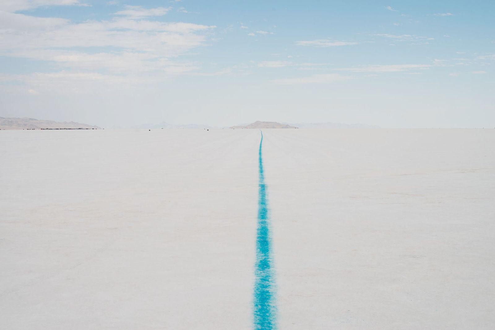 La carte Vide / Blue Line USA, Speed week Utha  Lac salé USA 2026 © Jean-Baptiste Sauvage