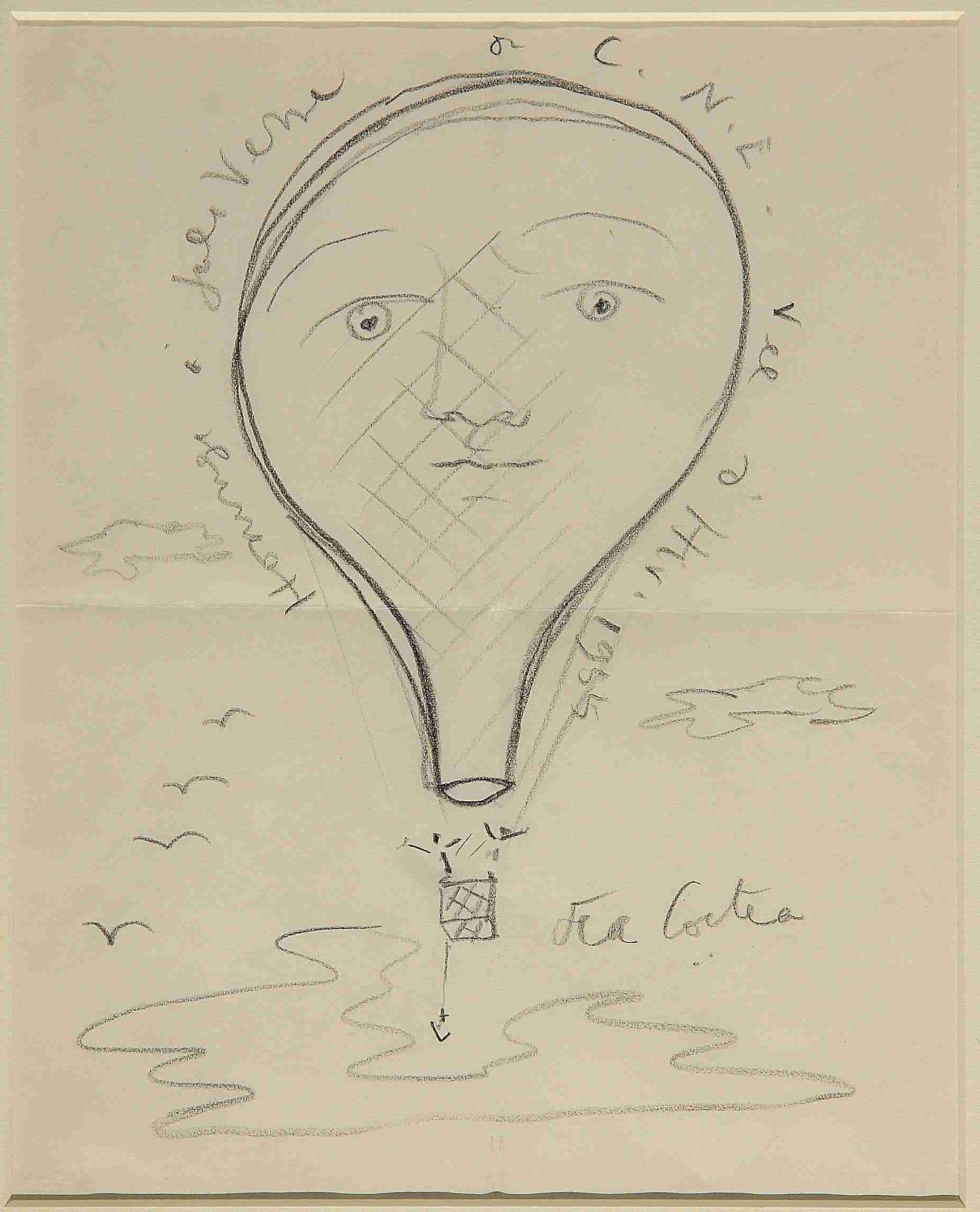 Dessin de Jean Cocteau