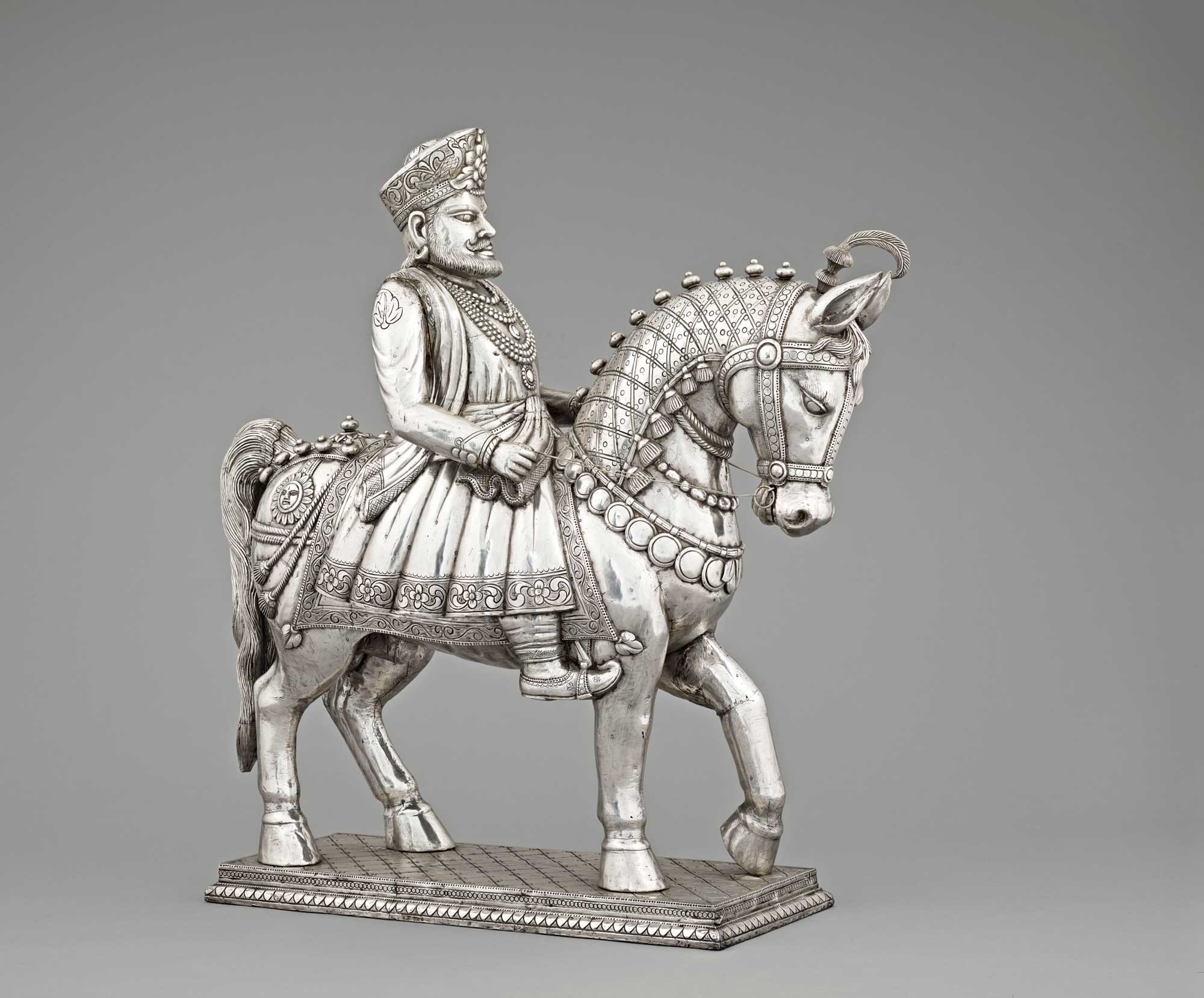 Prince à cheval - Inde du Nord, Début 20e siècle © GrandPalaisRmn (MNAAG, Paris) / Michel Urtado