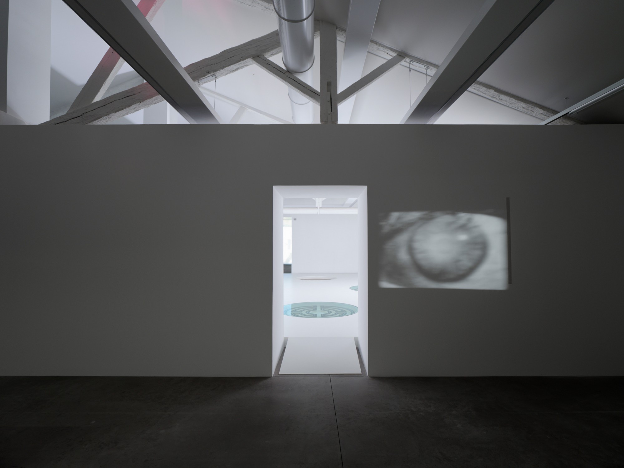 Philippe Decrauzat, vue d’exposition, 