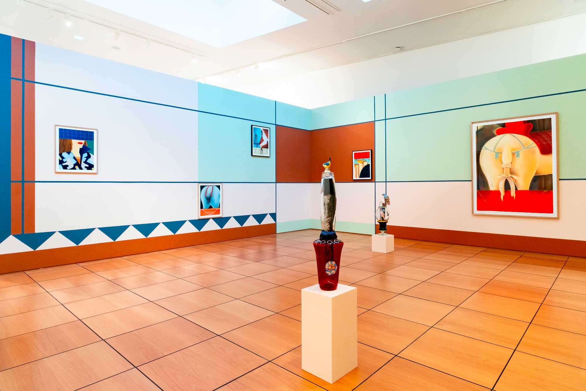 Vue de l'exposition Mimosa, Hippolyte Hentgen, Musée d'art moderne de Céret © Nicolas Giganto