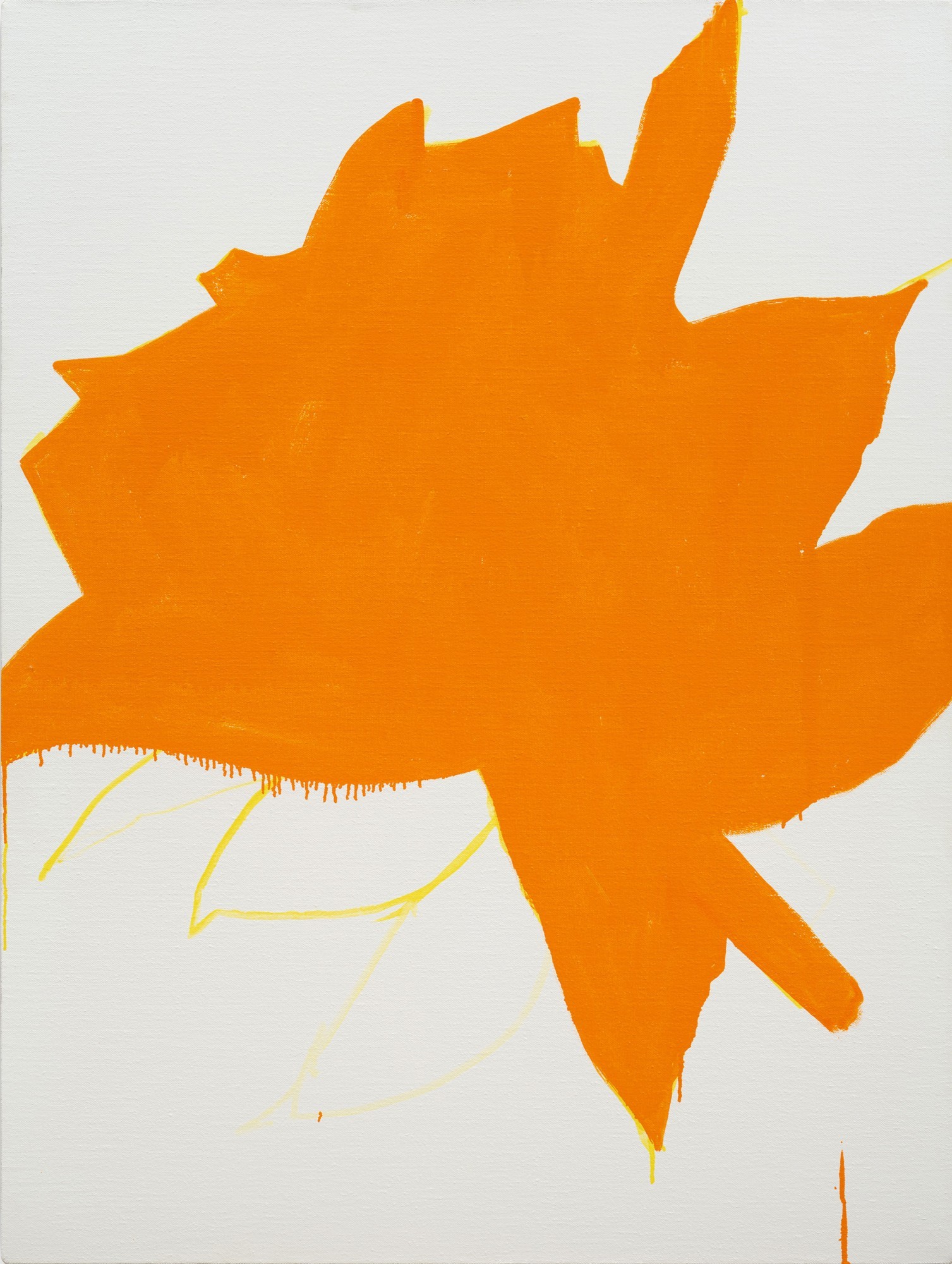 Alex Katz, Black Roses 12, 2025 Huile sur lin, 122,6 × 92,1 cm. Courtesy : Galerie Thaddaeus Ropac
