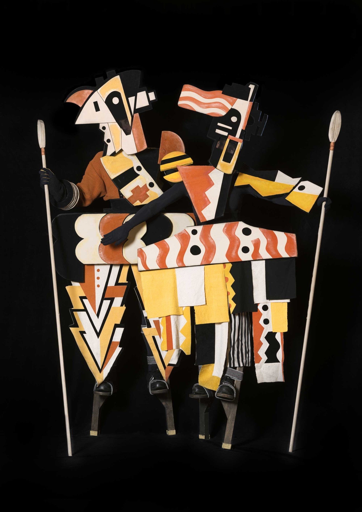 Costume de Nissim et Gnoul pour le ballet La Création du monde, re-construit par les chorégraphes Millicent Hodson et Kenneth Archer pour le Grand Théâtre de Genève, première présentée le 15 décembre 2000, Fluxum Foundation © Yorgis Yerolymbos
