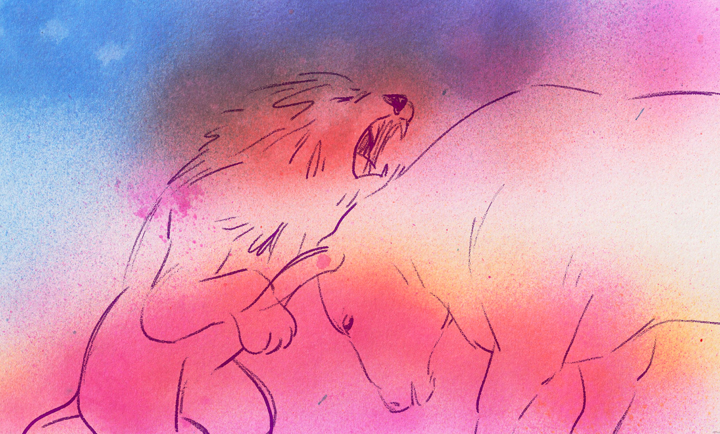 Léandre Humbert, image extraite du film d’animation Balade à Marseille, 2025