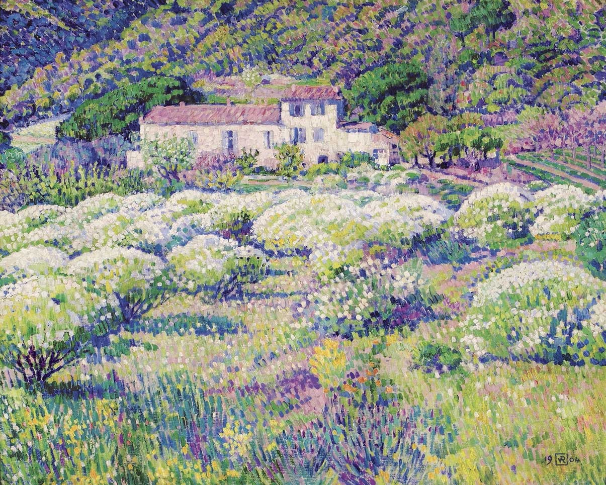 Theo Van Rysselberghe, Les anthemis en fleur, 1904 © Villa theo