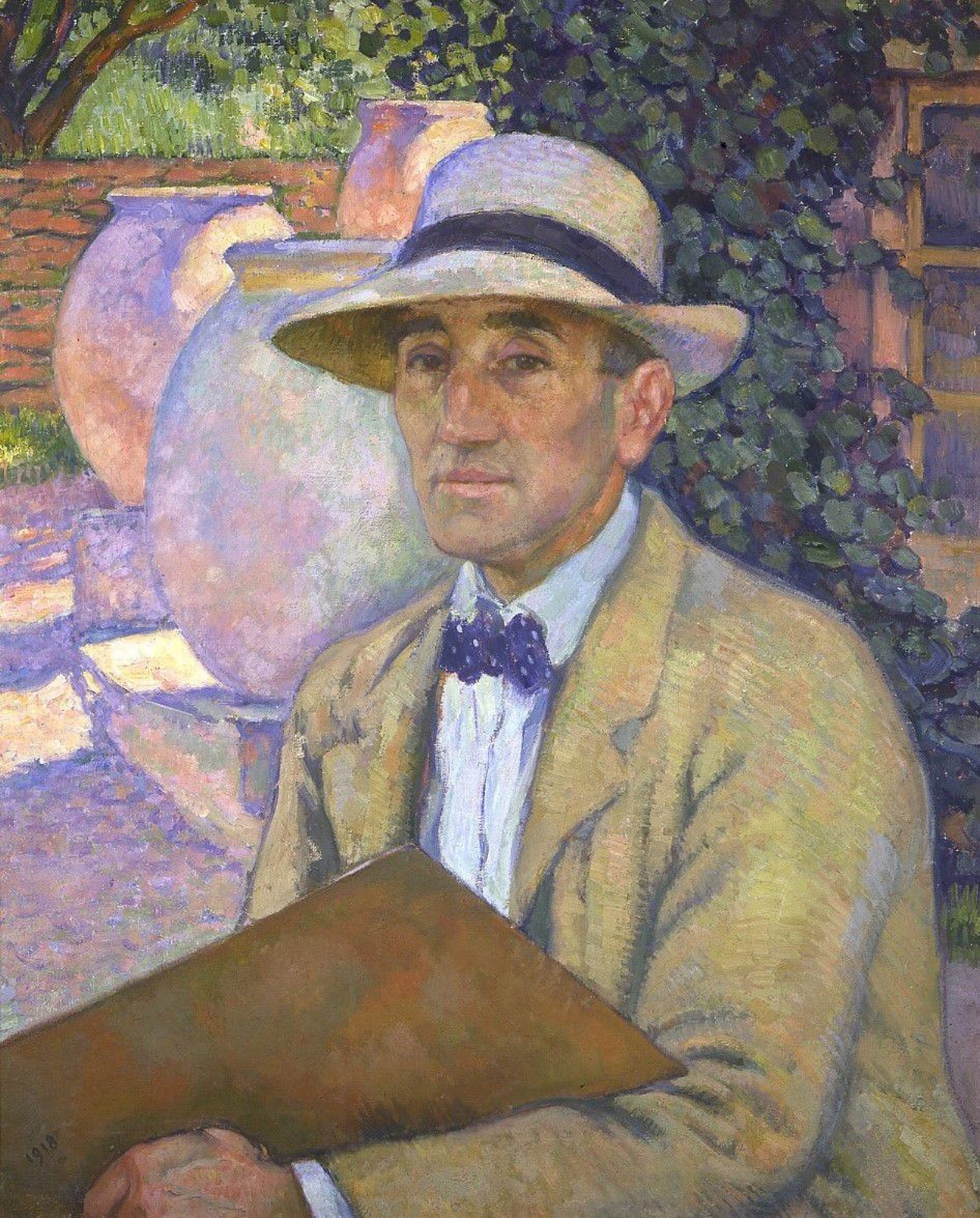 Théo Van Rysselberghe, Autoportrait au Panama